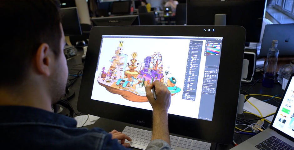 Screenshot of the entry for Hive Drive: Location-based AR Experience