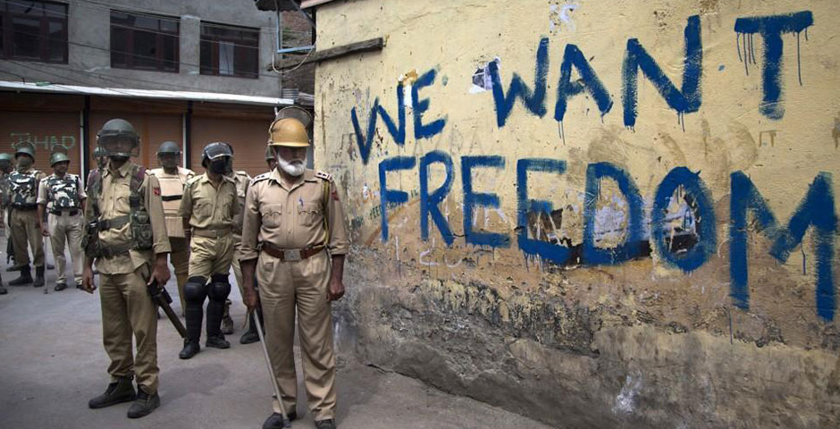 Screenshot of the entry for Kashmir Under Lockdown