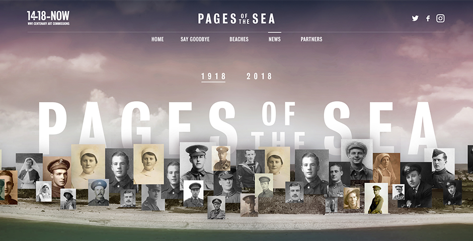 Screenshot of the entry for Pages Of The Sea